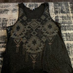 Black Sparkly Tank top